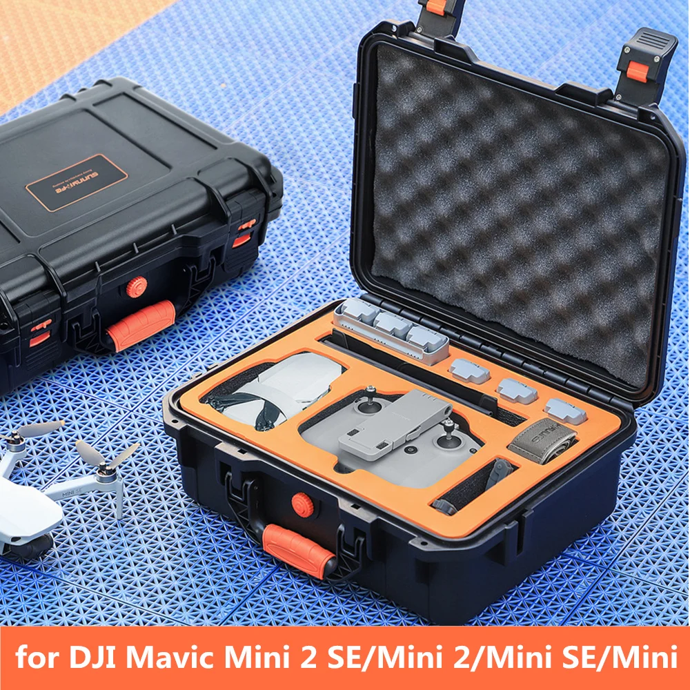 

Sunnylife Waterproof Safety Carrying Case Hard Shell Professional Protective Bag Accessories for DJI Mini 2/SE/Mavic Mini