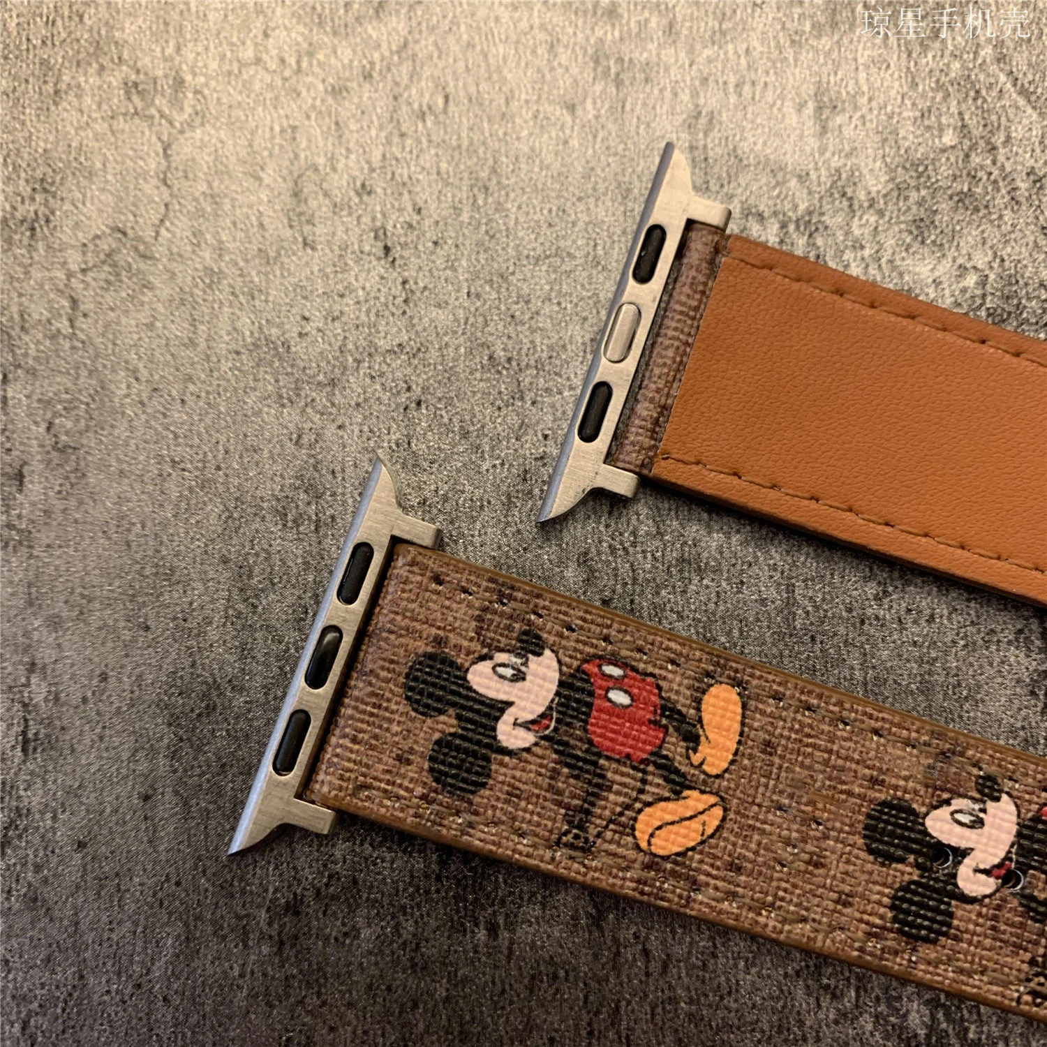 Ремешок кожаный плетеный для Apple Watch Band Series 7 45 44 42 мм | Электроника