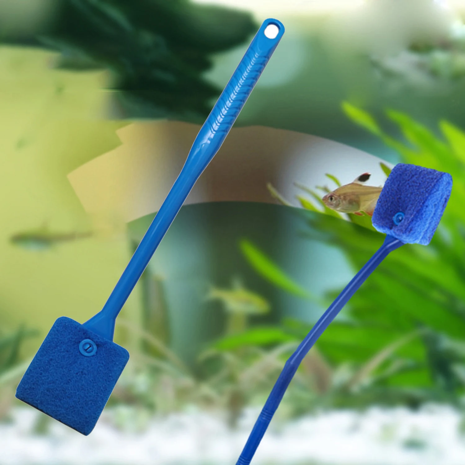 

Thickened Brush Head Cleaning Brush Sponge Aquarium Glass Algae Cleaner Glass Plant Aquarium Fish Tank Aquarium Accessories