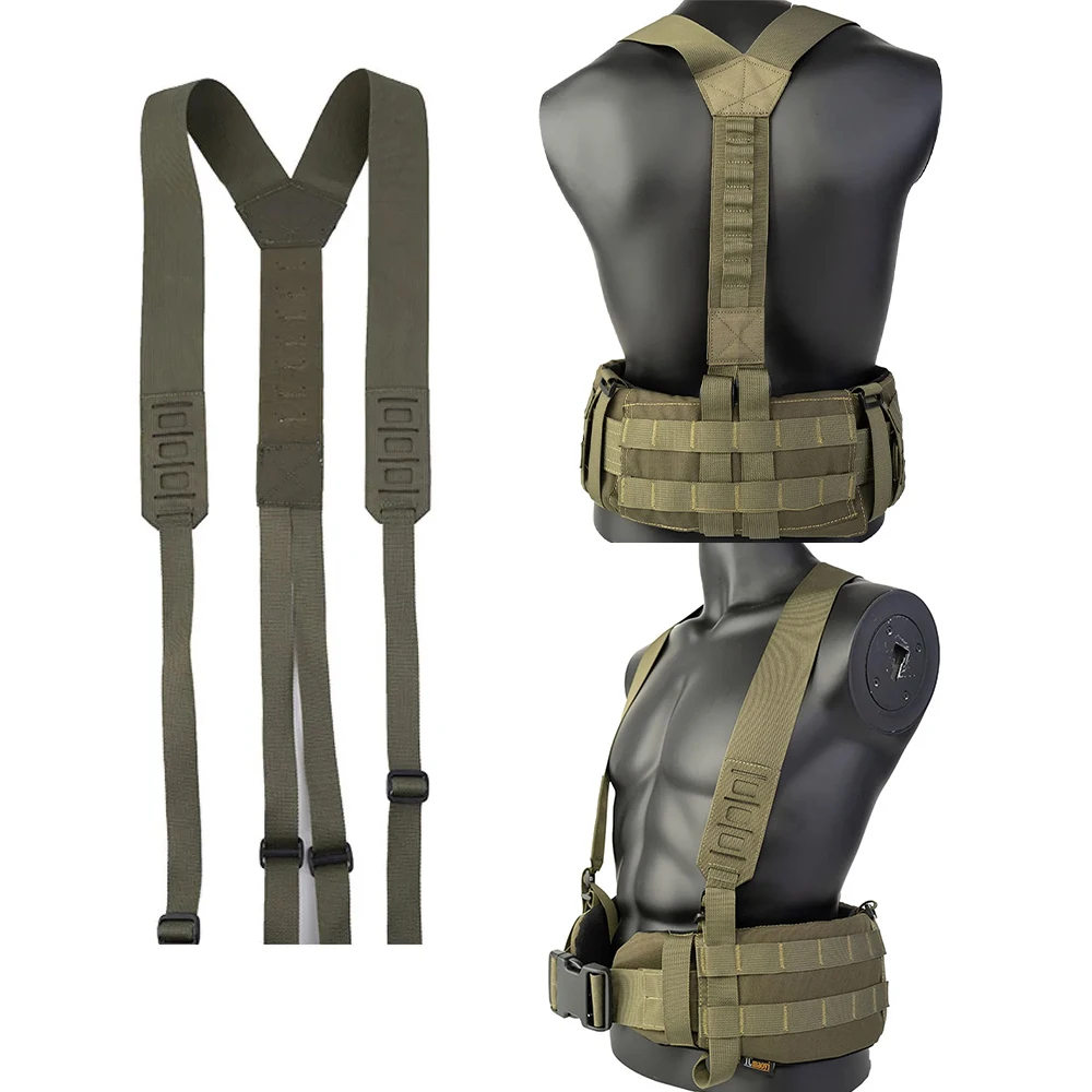Тактический плечевой ремень Molle сверхмощный поясной Y-образные подтяжки