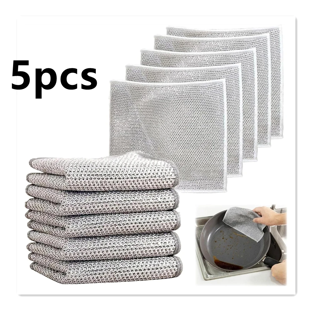 

Проволочные тряпки для мытья посуды 20x20 см