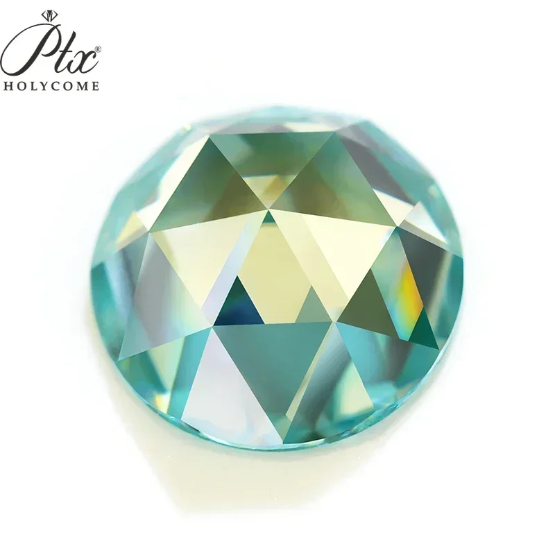 Лидер продаж круглый многоцветный муассанит VVS1 с плоским дном от 3 до 11 мм