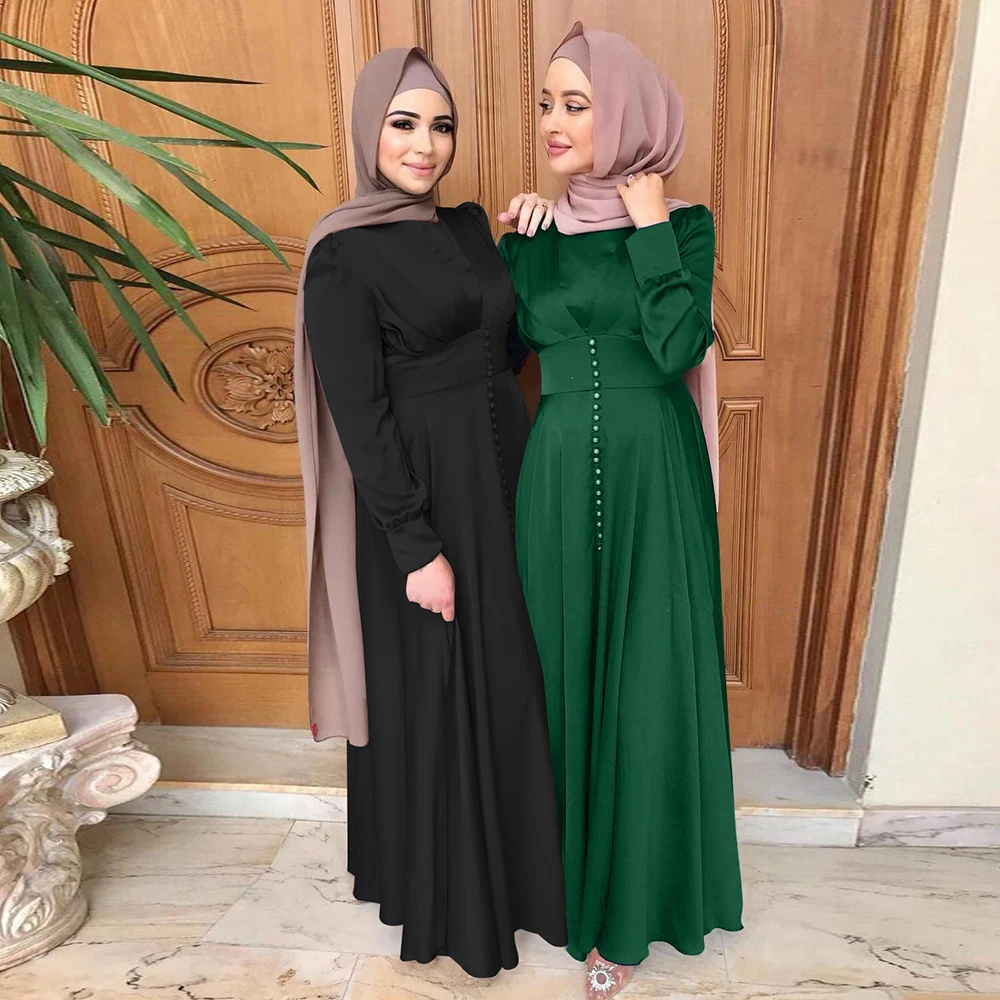 Рамадан Eid Abaya дневное мусульманское платье, мусульманская одежда, женское длинное платье