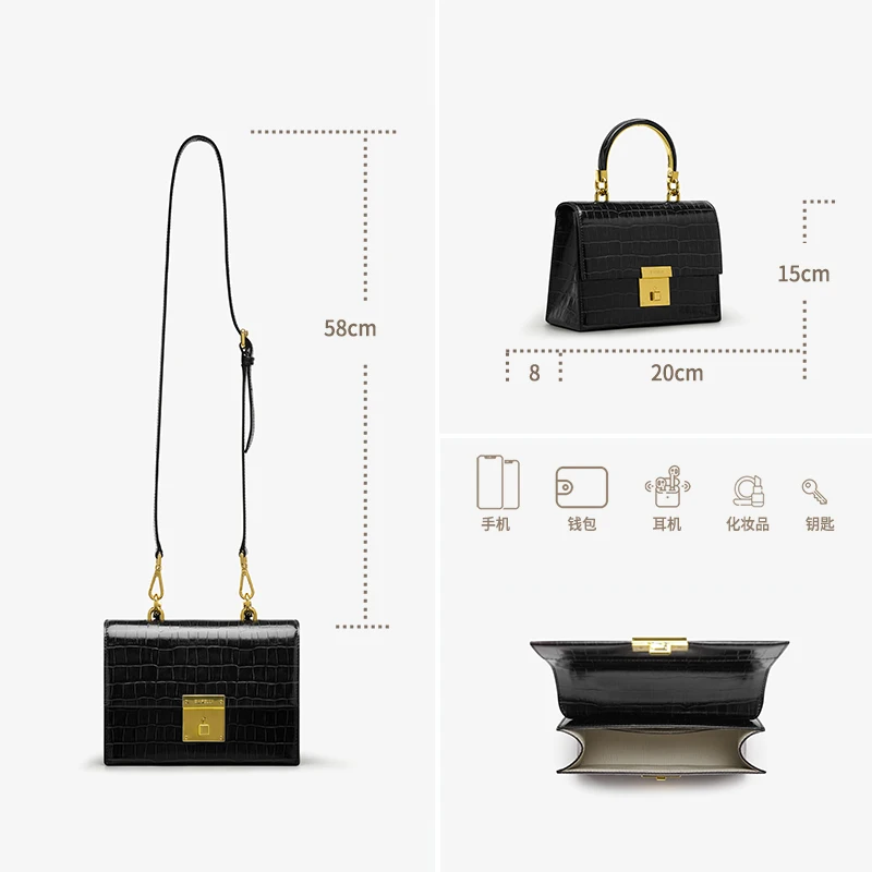 РОСКОШНАЯ СУМКА BAFELLI PURSE 2024 КРОКОДИЛЬНАЯ ИГРУШНАЯ КОЖАНАЯ ВЕЧЕРНАЯ МОДНАЯ