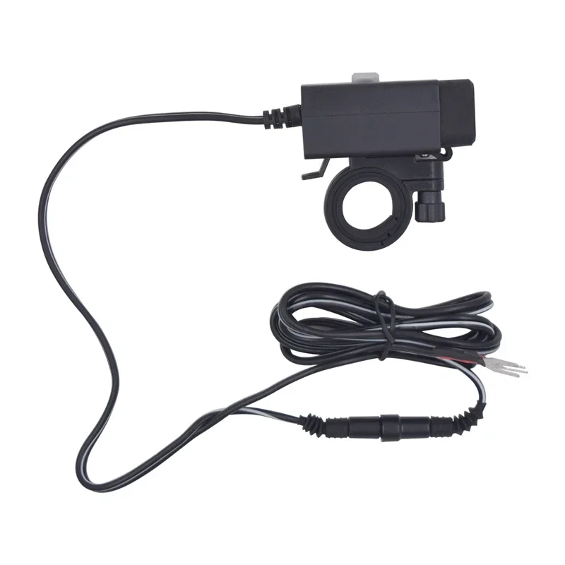 Двойной USB-порт 12 В-24 В водонепроницаемый внедорожный мотоцикл руль мотоцикла