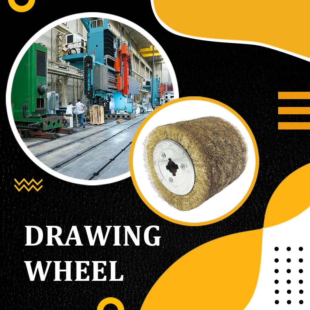 

Wire Brush Polish Wheel Drill Rotary Polishing Wheels Machine Accessory