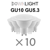 10p factory direct led spotlight gu10 mr16 220v high lumen replace 50w 100w halogen lamp is suitable for down lamp chandeliers