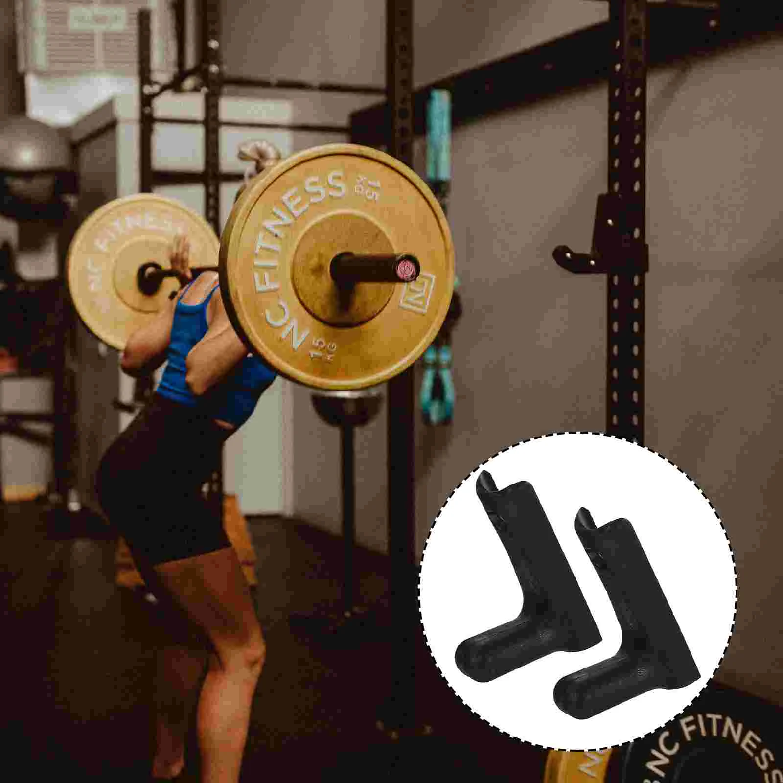 2 шт. вешалки гантели подставка для штанги стержень хранения гантелей кронштейн