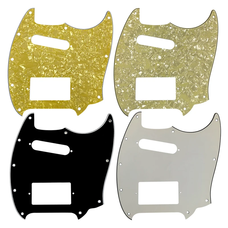 

Feiman Guitar Parts For FD US 11 Scwer Holes Mustang Guitar Pickguard With Singe Pick And Humbucker Scratch Plate