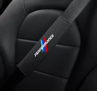 1pcs car safety belt high end suede leather anti fur seatbelt shoulder protector for bmw m e36 e39 e46 e90 e60 f10 f20 f30 g10 g