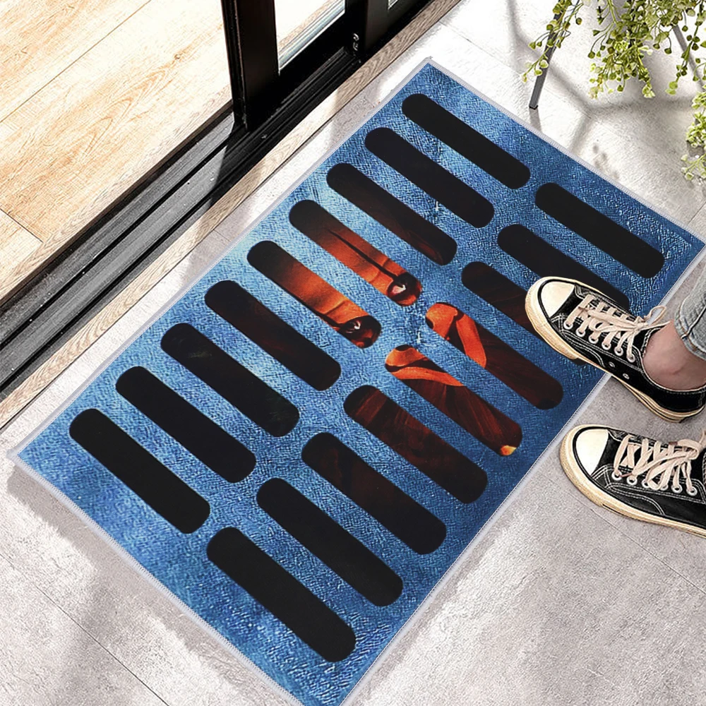 

Anti Slip Horror Clown Carpet Hallway Floor Mat Halloween Living Room Decor Rug 3D Bedroom Entrance Doormat