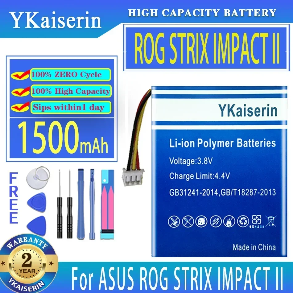 Аккумулятор YKaiserin для ASUS ROG STRIX IMPACT GLADIUS III 3 Gladius3 PUGIO II 2 Pugio2 Keris аккумуляторы 1050