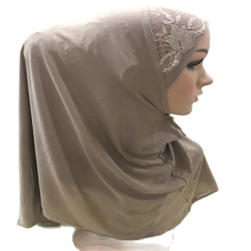 Высококачественный мусульманский шарф среднего размера 65*60 см размеры H020 |