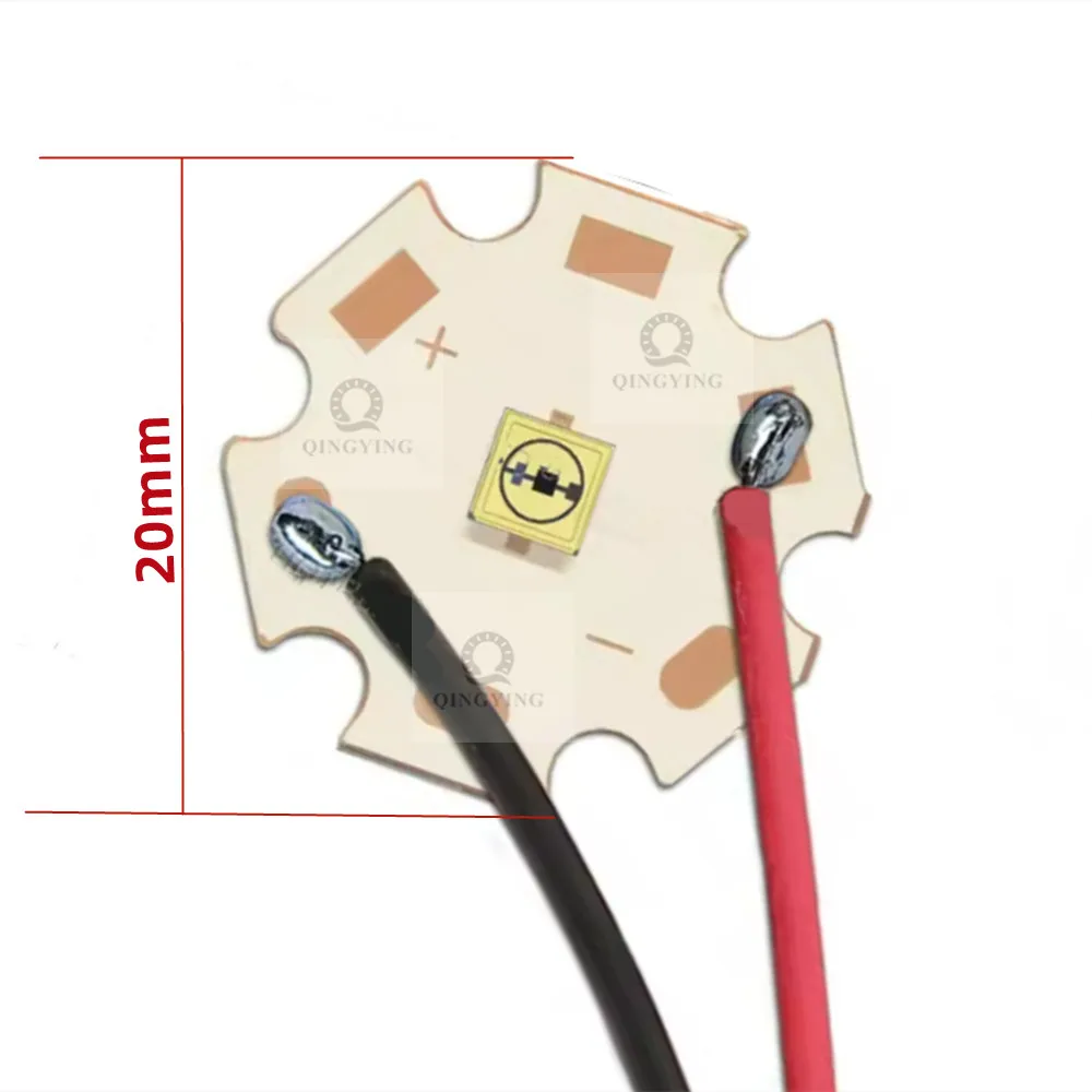 Фото UVC светодиодный диод 3535 254 нм SMD излучающий чип 0,6 Вт УФ 250 нм-260 нм DC5-7 В ультрафиолетовая лампа для стерилизации поверхностного дезинфицирующего средства №5