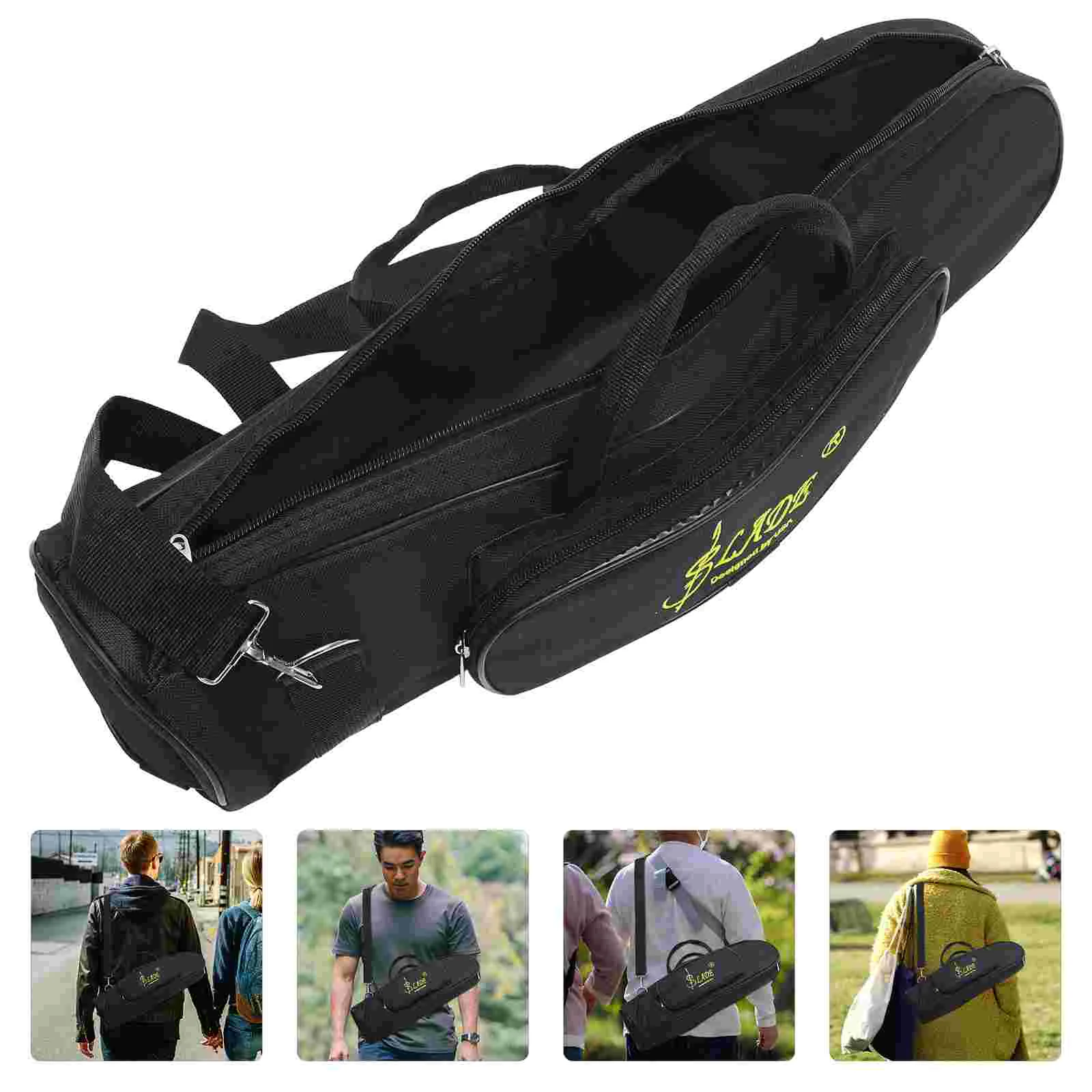

Small Musical Instrument Bag Tote Organizer Simple Trumpet Accessories Handheld Cotton Storage Travel Pouch