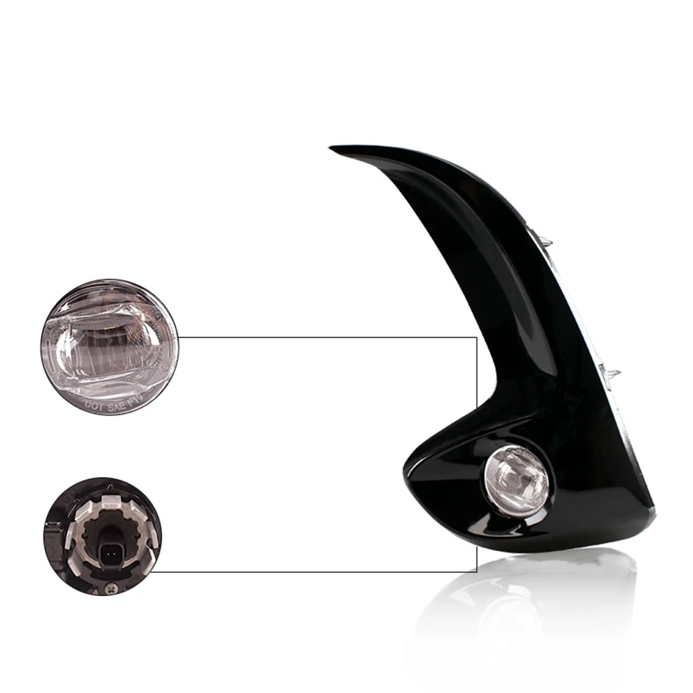 Пара галогенных противотуманных фар для дневных ходовых огней кабель с реле в