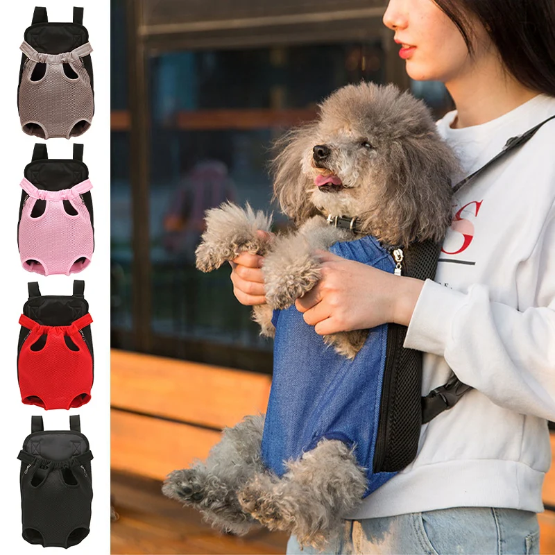 

Portable Carrier for Small Dogs Cats Puppy Breathable Carring Shoulder Bags Mesh Outdoor Travel Backpack Pets Products Mascotas