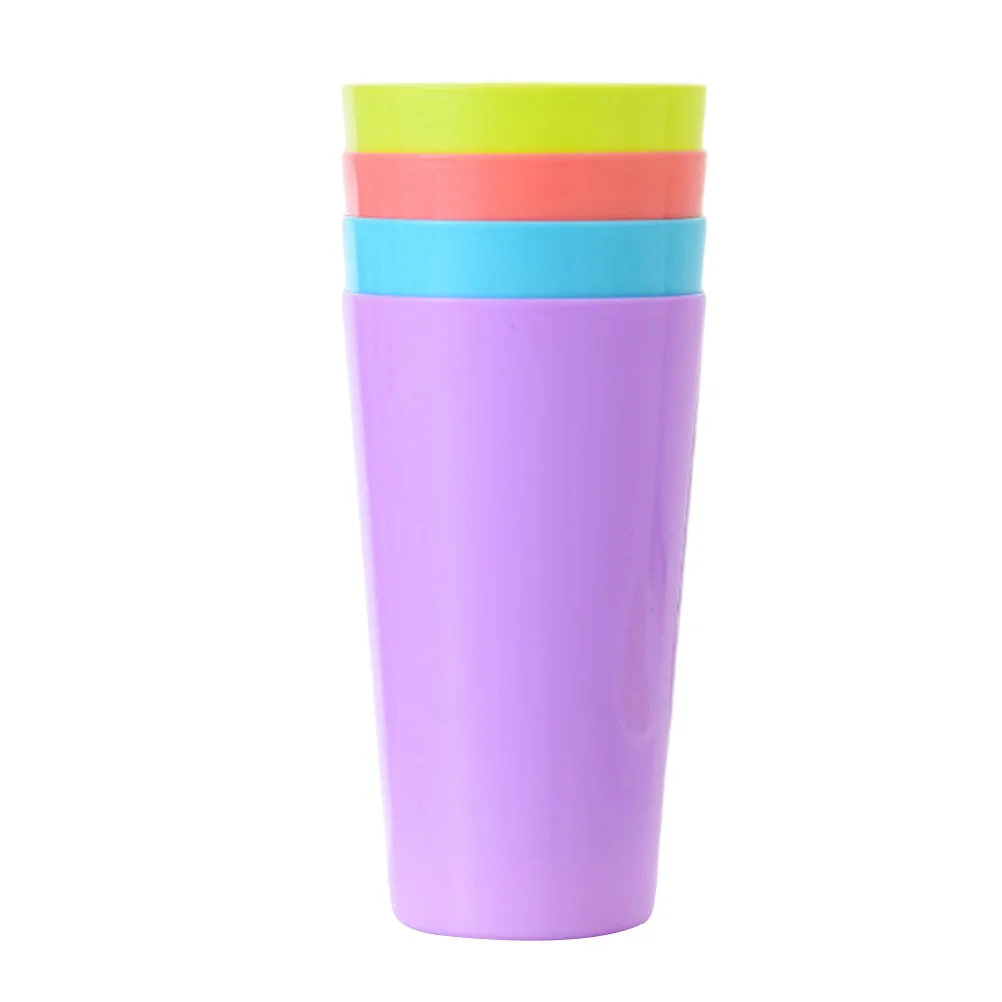 

8 Pcs Bathroom Cup Kids Tumblers Plastic Water Tumbler Cups Kids Drinking Cup Assorted Acrylic Drinking Glasses