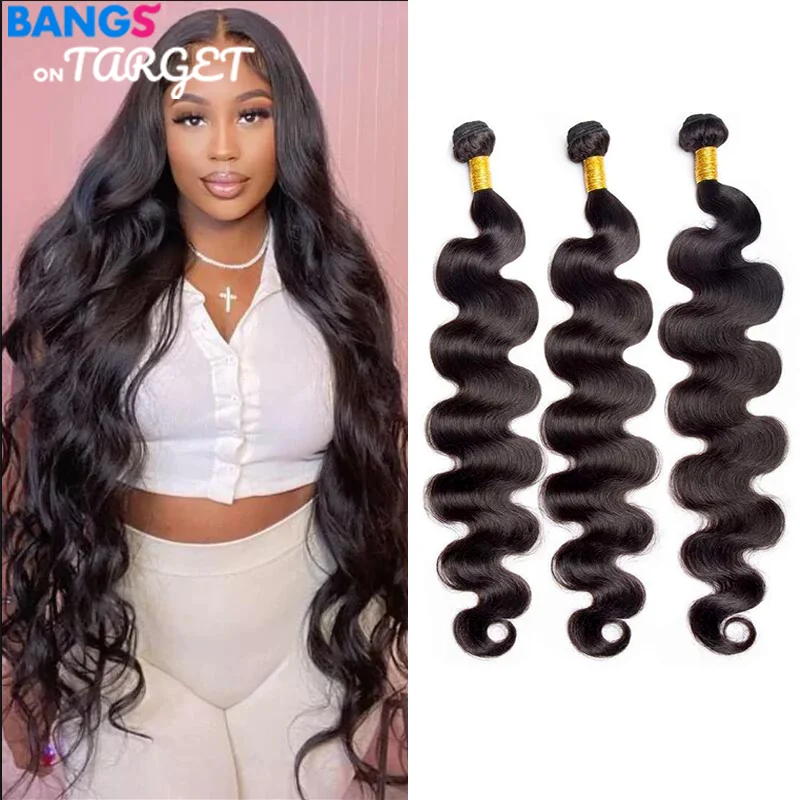 

Body Wave Bundles Human Hair Weave Bundle Brazilian Weave Extensions 1/3/4 PCS Remy Hair Body Wave Extensions 8-40 Inch Raw Hair