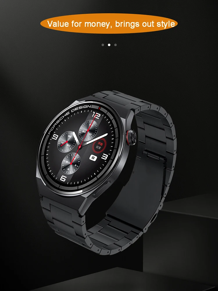 3 Colors Titanium Alloy Strap for Huawei Watch 3 3 Pro 22 mm Titanium Metal Watch Band for Huawei GT 2 Magic 2 GT 2E Wrist Band