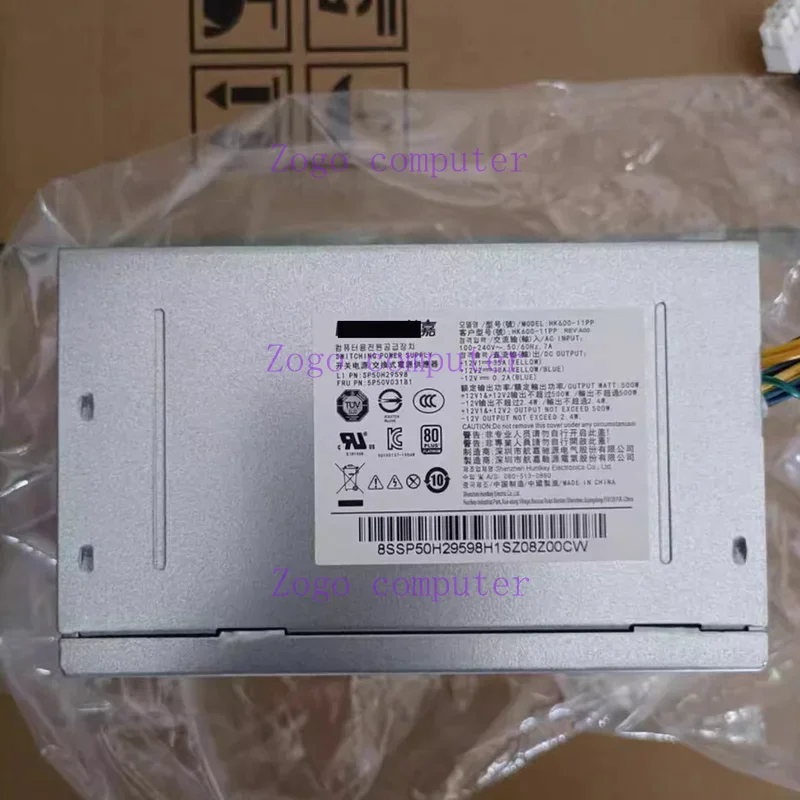 Оригинал для P340 P330 P328 P310 10PIN 4PIN 500 Вт блок питания PSU SP50H29598 HK600-11PP 5P50V03181 PCK010