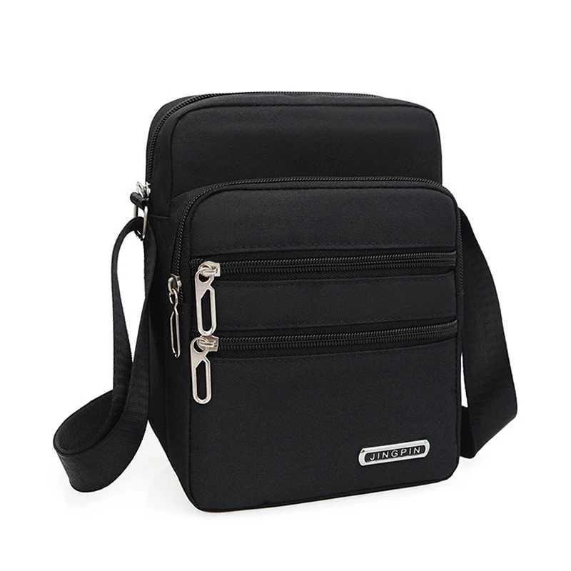 

Men Nylon Shoulder Bag Messenger Bag Casual Waterproof Nylon Zipper Pocket Handbag Fashion Tote Travel Male Crossbody Bags New