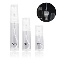 5pcssets refillable bottles transparent plastic perfume atomizer mini empty spray bottle portable travel accessories 235ml