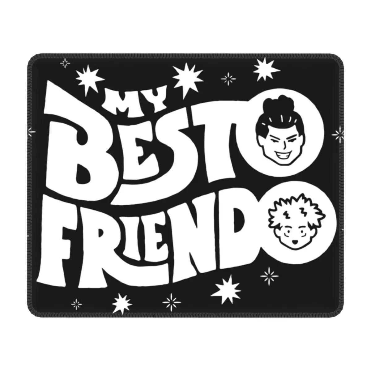 

Jujutsu Kaisen Satoru Gojo Itadori Mouse Pad with Locking Edge Square Gamer Mousepad Rubber Base Kawaii Office Laptop Mat