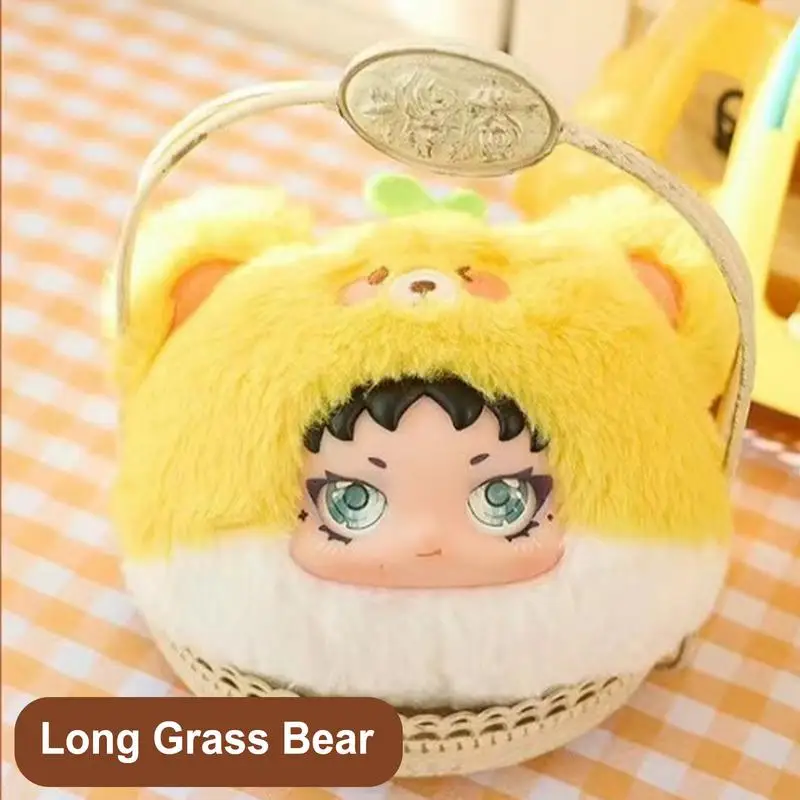 Плюшевый мешочек для мелочи забавный брелок монет на молнии с кольцом кошелек