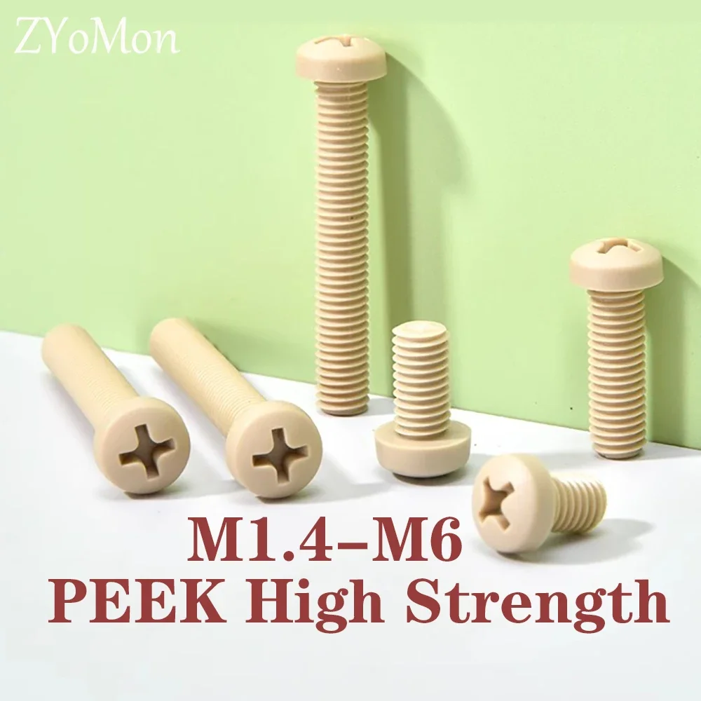 Болты с круглой головкой антикоррозийные высокопрочные болты 2 шт. M1.4 M1.6 M2 M2.5 M2.6 M3