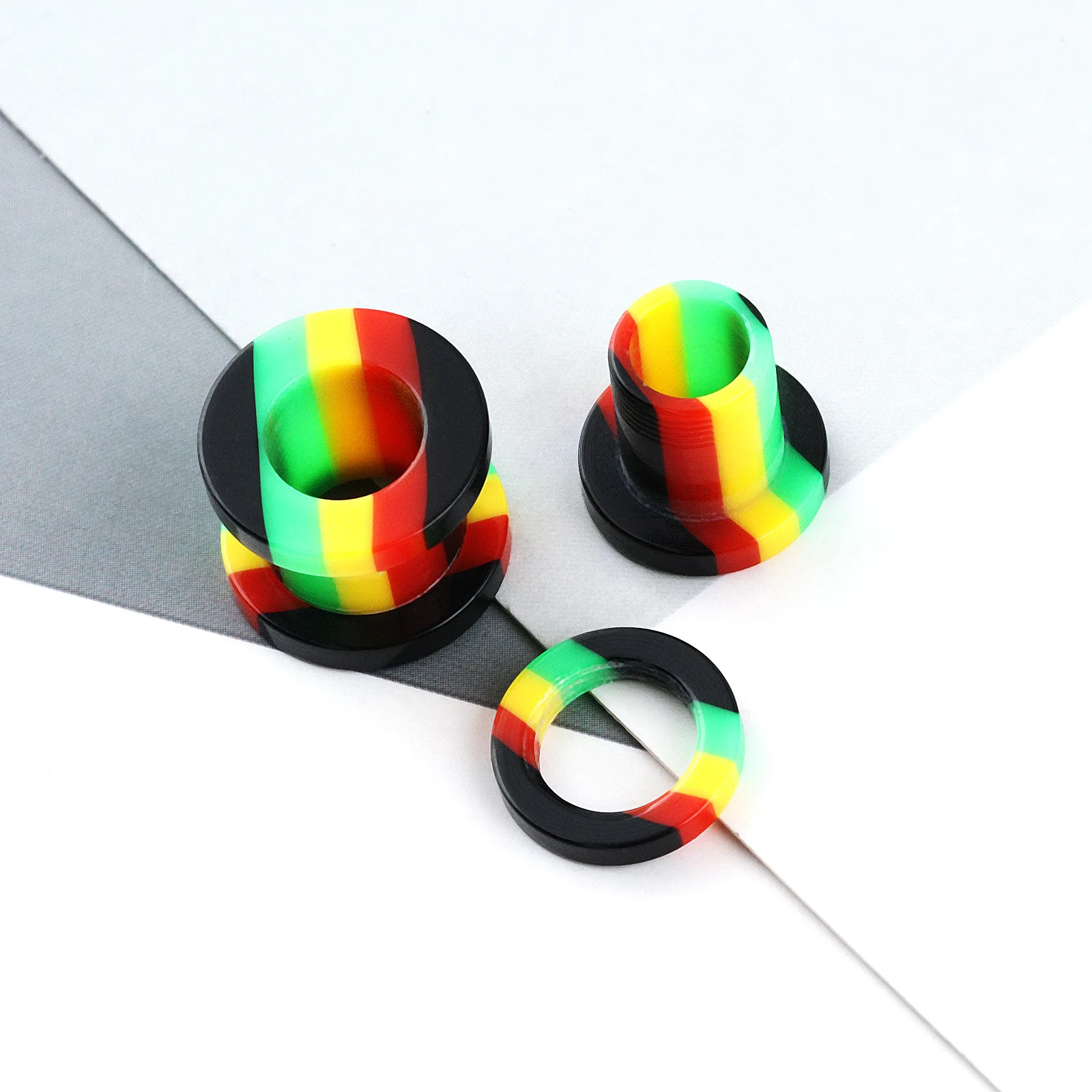 1 пара новое ослепительное украшение для пирсинга