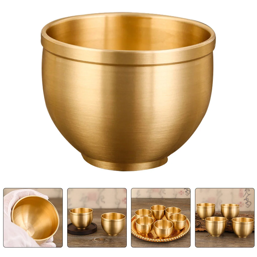 

Cupglasses Brass Glass Cups Sake Tea Metal Whiskey Vintage Shot Coffee Goldengoblet Goblets Water Drinking Tumblers Kung Fu Cold