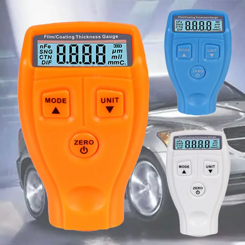 

Толщиномер, цифровой измеритель толщины краски автомобиля