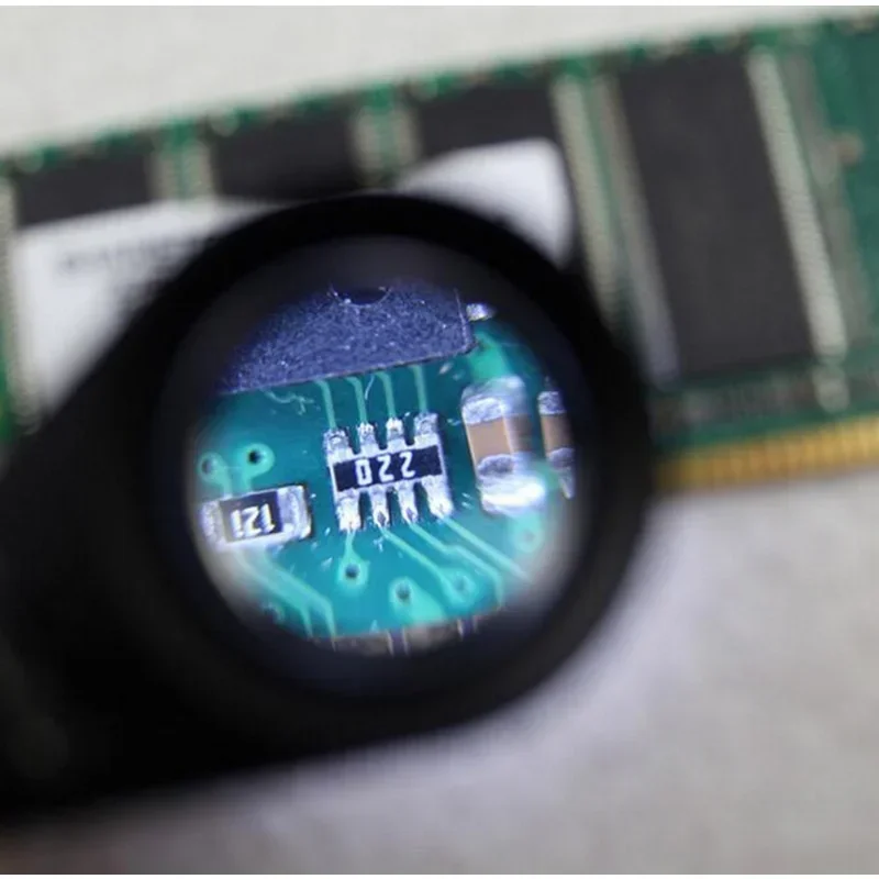 Портативная складная HD ювелирная лупа карманная оптическая стеклянная с