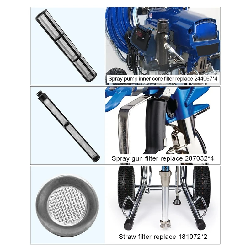 Безвоздушный фильтр-распылитель набор фильтров с всасывающей трубой Внутренний