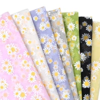 new trends small daisy mesh fabric soft printing clothing wedding dress fabric photography background cloth