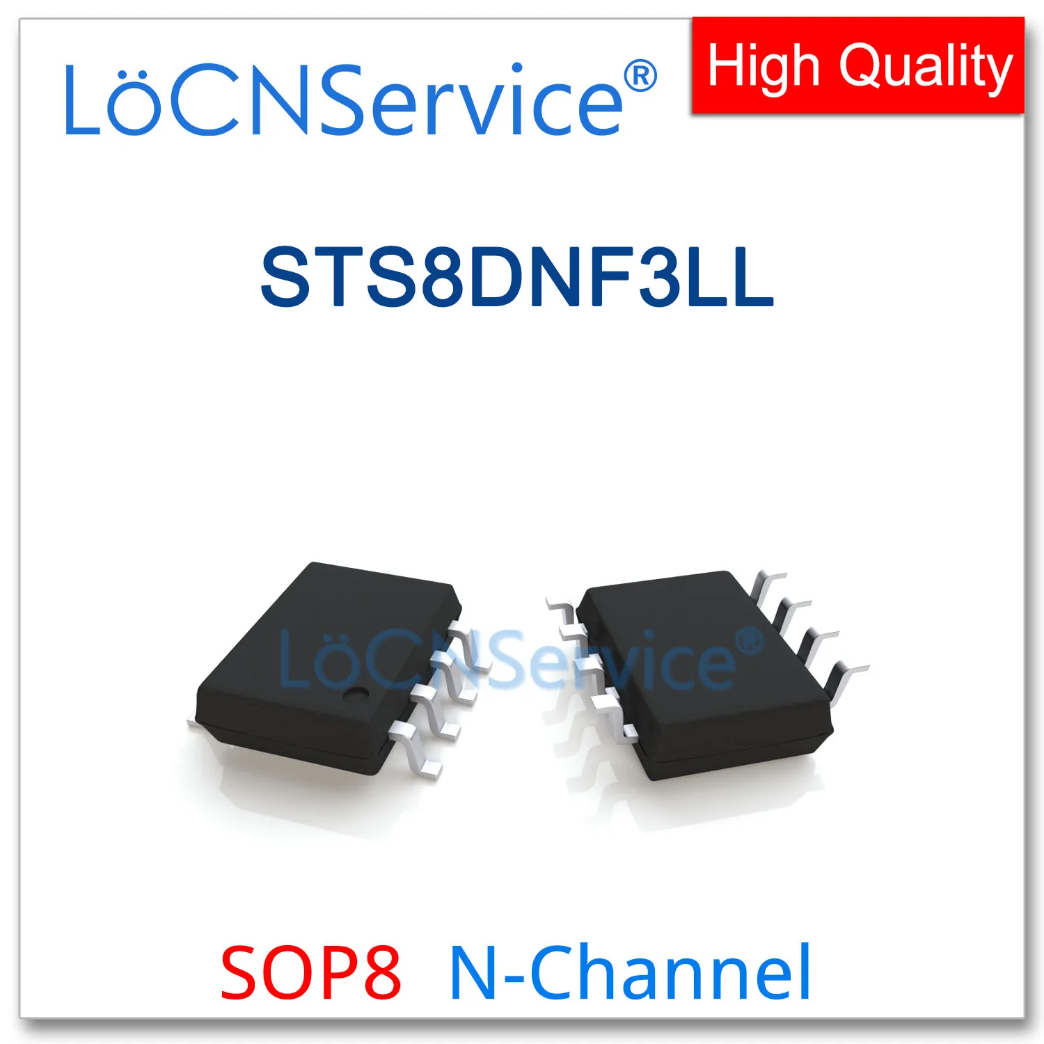 

LoCNService 50PCS 500PCS SOP8 STS8DNF3LL N-CHANNEL High quality STS