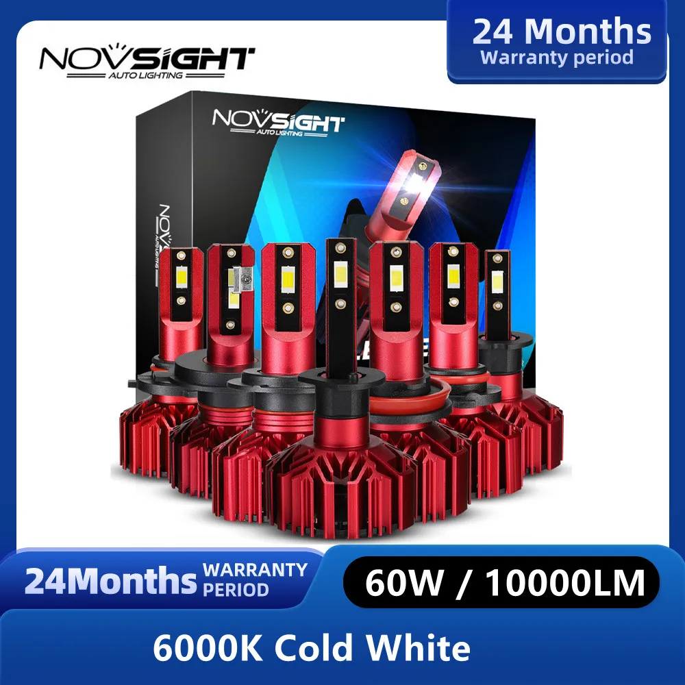 

Novsight N11 H7 LED Headlight For Car H4 LED H1 H11 H3 9005 HB3 9006 HB4 6000K 10000LM 60W 12V LED Auto Headlamp Fog Light Bulbs