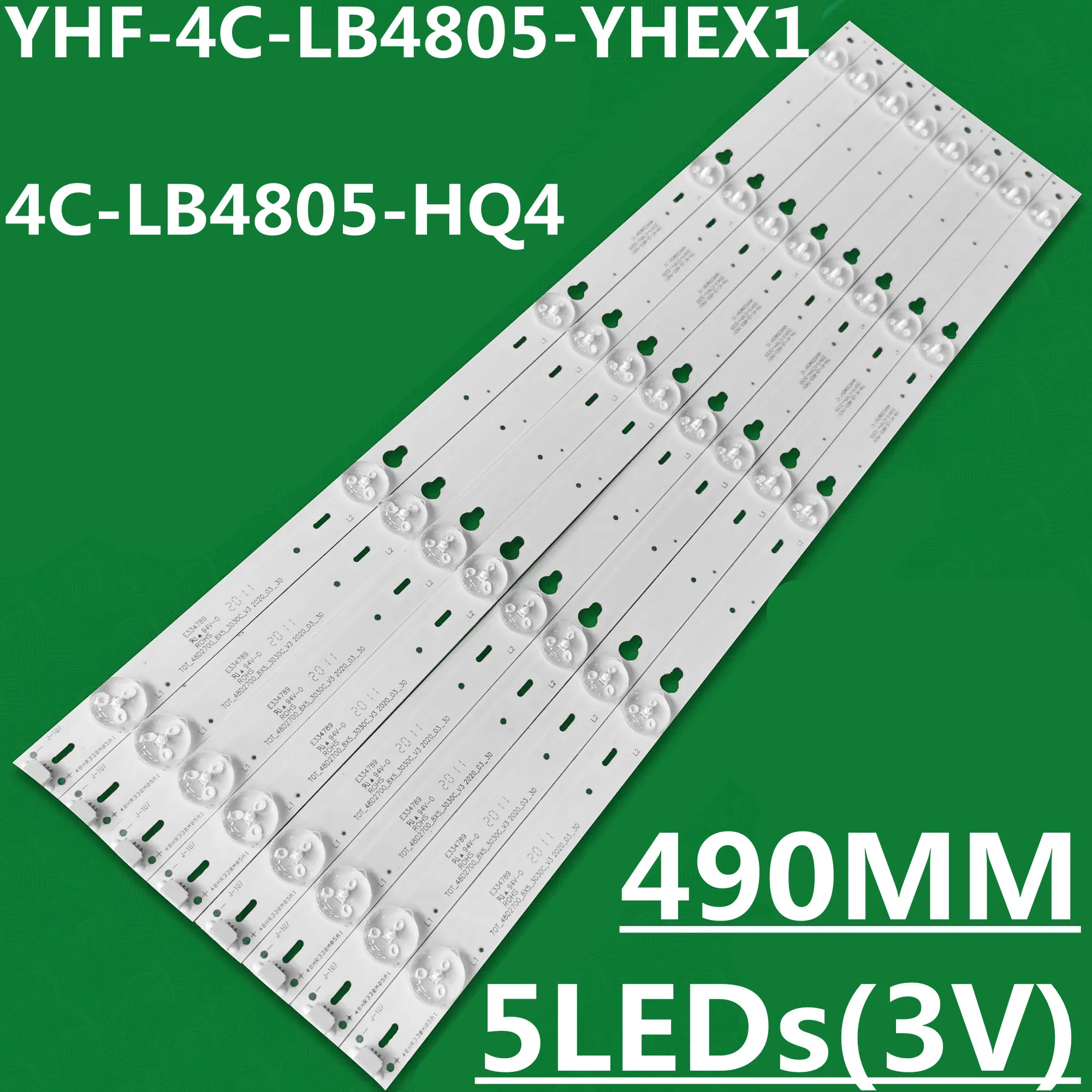 Светодиодная лента подсветки 48D2700 YHF-4C-LB4805-YHEX1 4C-LB4805-HQ4 для 48S100 D48E168 B48A538 B48A558 B48U828U B48U838U B48U858U (art.: 3920d99fe696f) - 3920d99fe696f