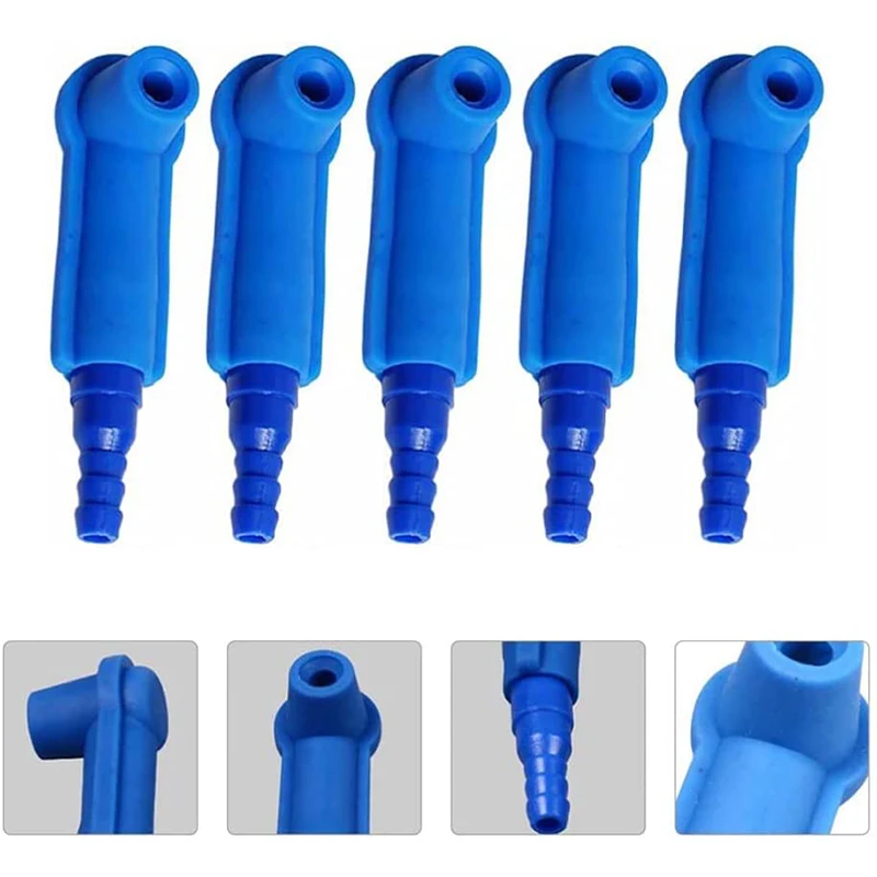 

5PCS Car Brake System Fluid Connector Kit Pumping Pipe Oil Change Auto Filling Equipment Accessories