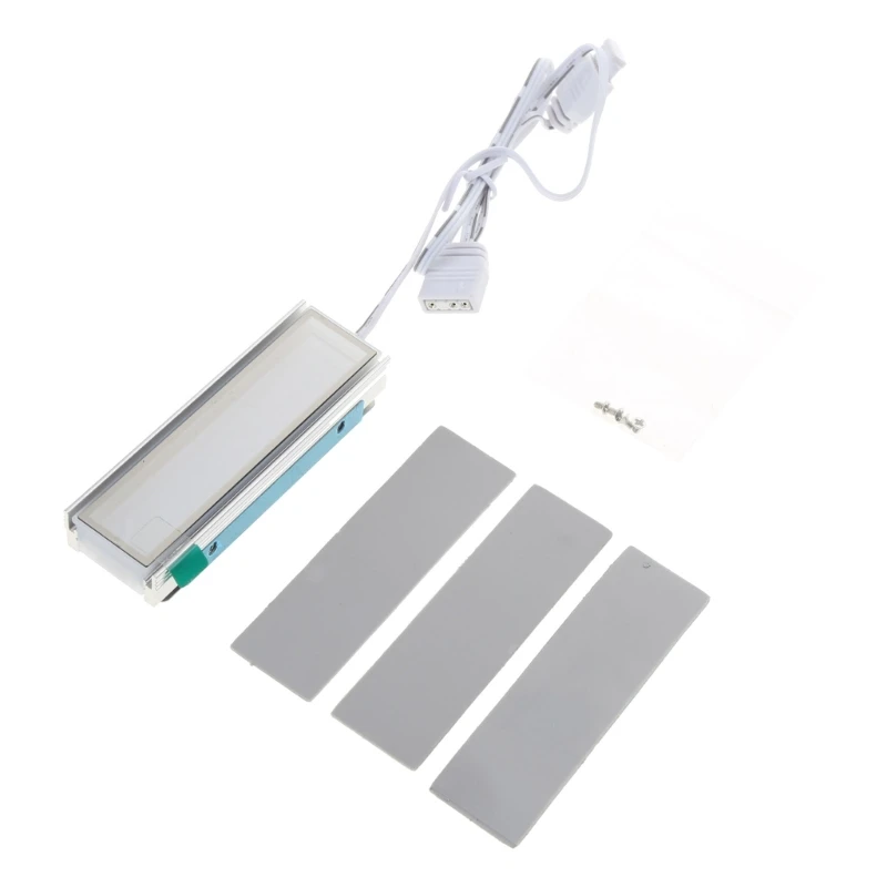 

Graphics Card Cooler Radiator 5V3P RGB Graphics Card Heatsink Pad with AURA-SYNC and Multifunctional Design