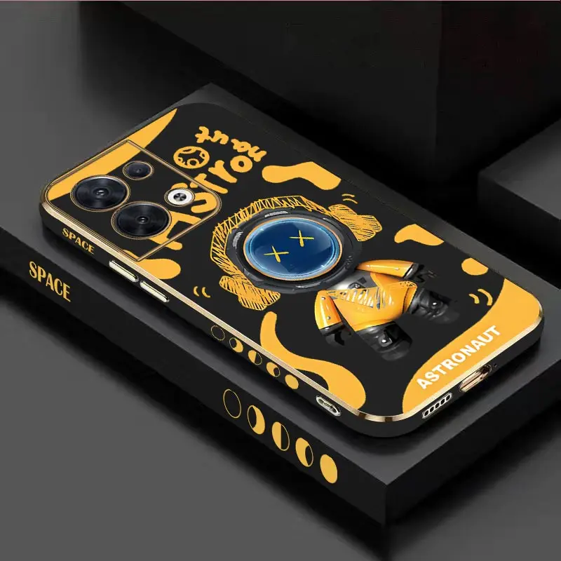 Роскошный чехол для телефона с комбинезоном астронавта OPPO Reno 8Pro 8T 8 10 9 7Z 6ProPlus 9ProPlus