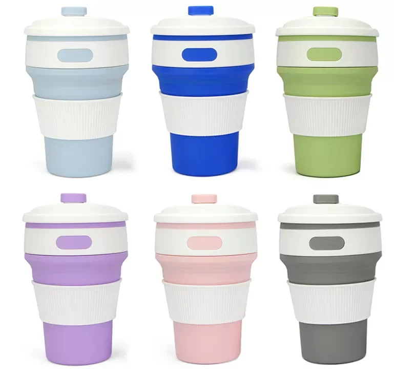 

2022New Multifunctional Silicone Cup Collapsible Water Cup Coffee Cup Retractable Water Cup Portable Outdoor Travel Space Cup Mu
