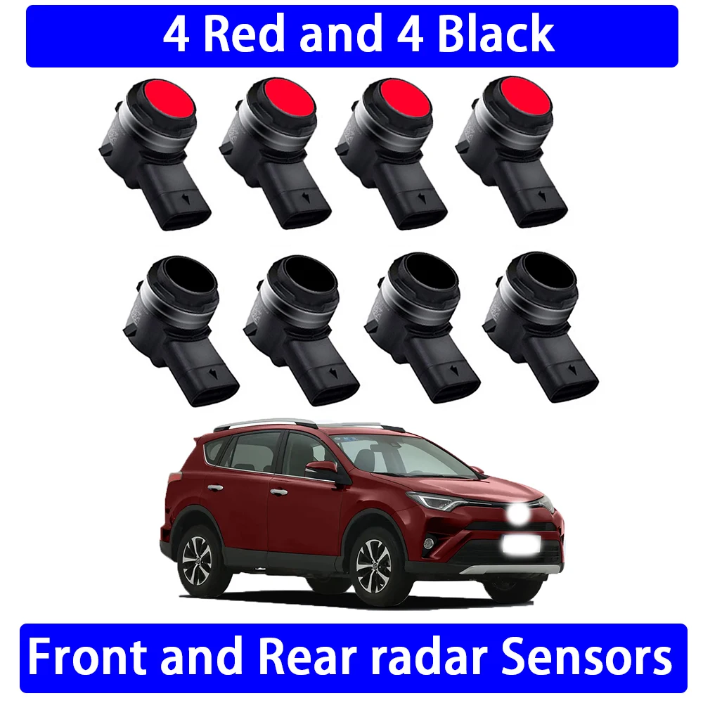 

ZhuCamX передний задний датчик парковки, вспомогательный резервный радар, зуммер для Toyota RAV4 XA40 2013 2014 2015 2016 2017 2018