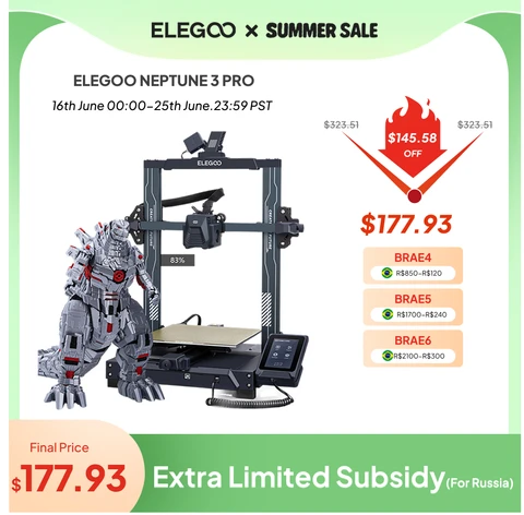 ELEGOO NEPTUNE 3 PRO 3D-принтер