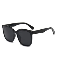 2022 new luxury rectangle black polarized sunglasses women brand designer retro cat eye sun glasses female eyewear uv400 oculos