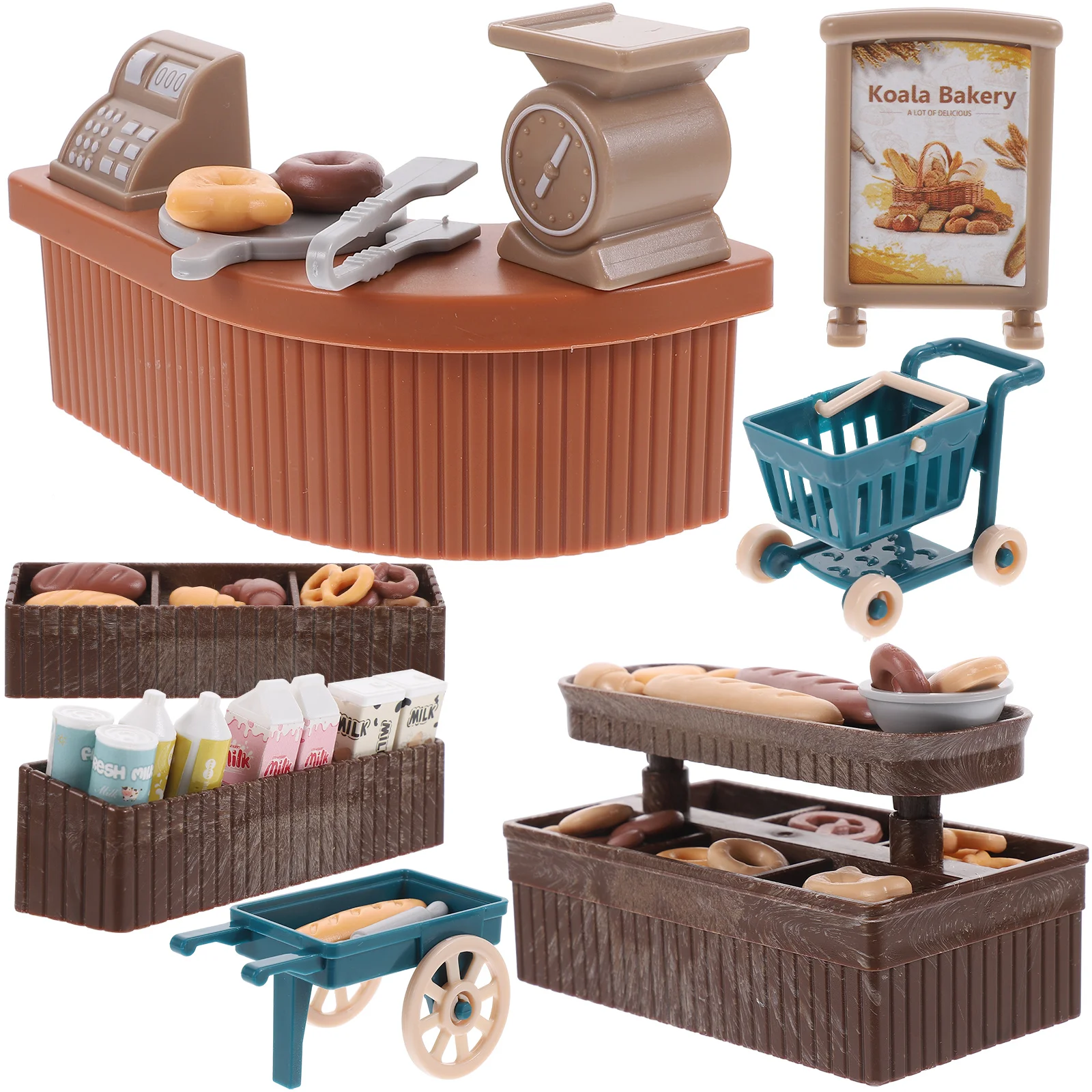 

Mini Toys Miniature Props Simulation Model Adornment Plastic Bakery Child Decor