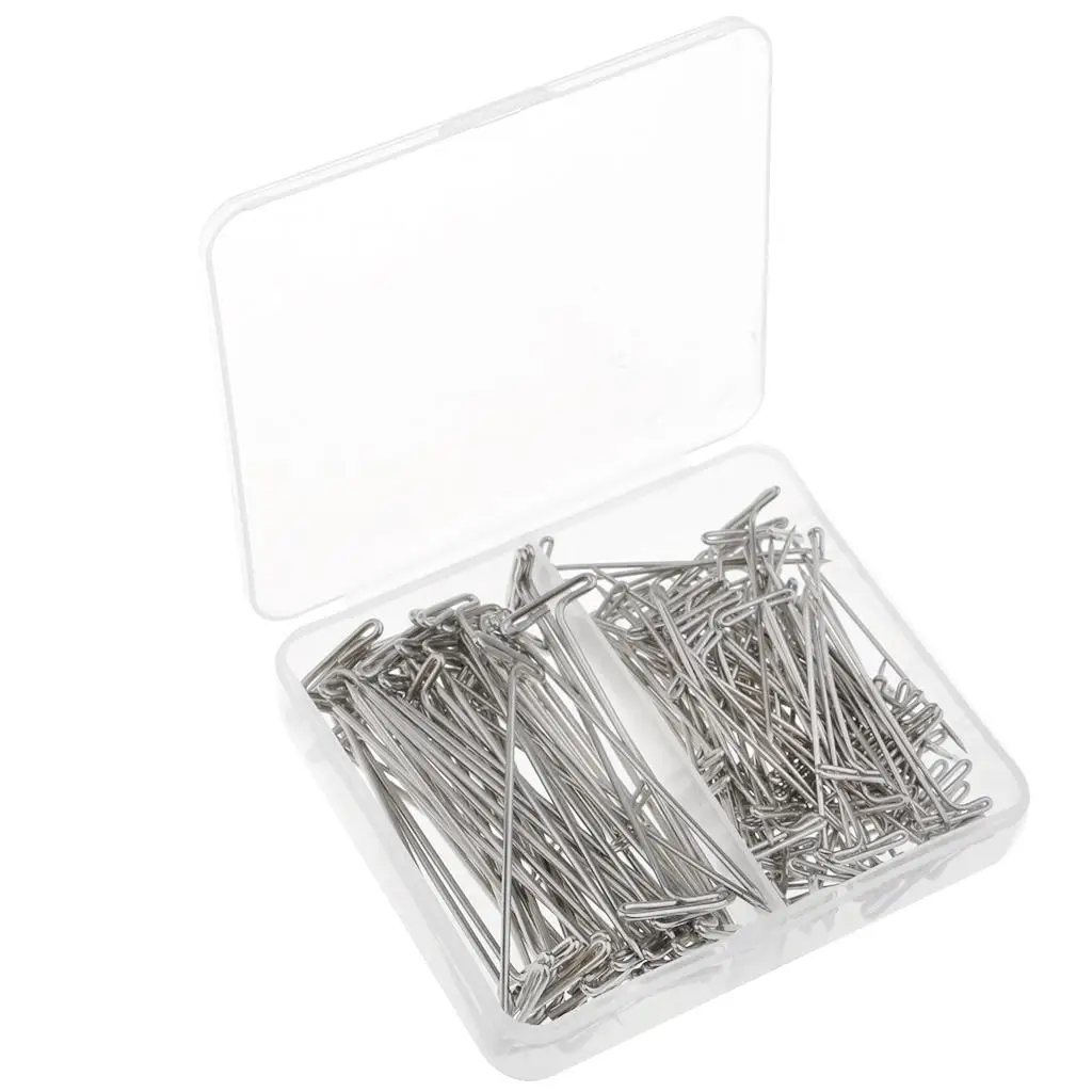 

150 Pieces Steel T-Pins Mixed 2 Size for Blocking Knitting ,Modelling and Crafts