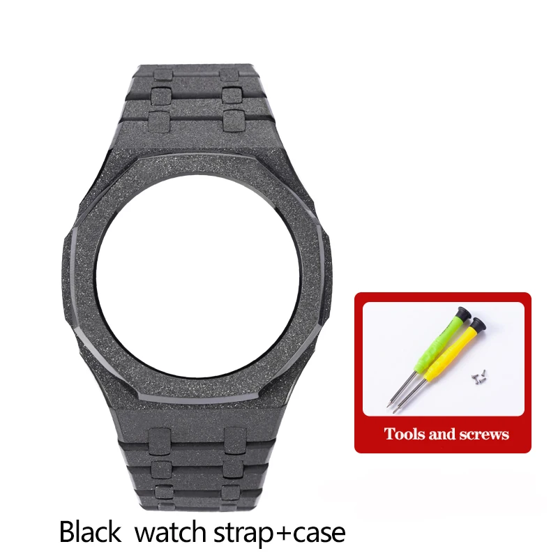 

New Casio G-Shock Set GA2100 GA2110 Modified Frost Gold Metal Watch Case Strap 316 Stainless Steel Bezel Watch band for GA-2100