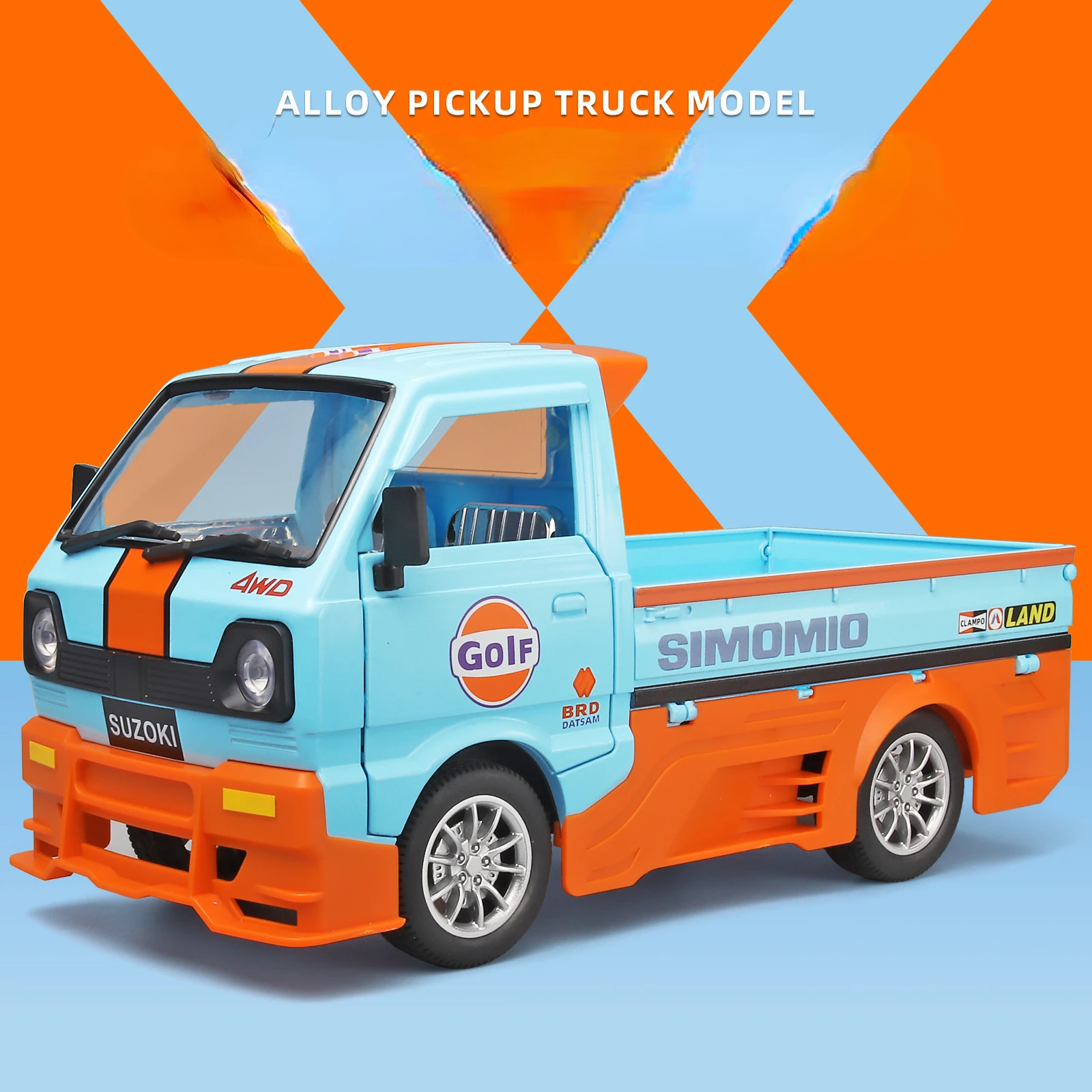 Фото МОДЕЛЬ NEWAO, масштаб 1:24, модель автомобиля Suzuki с реалистичными деталями и звуками №1